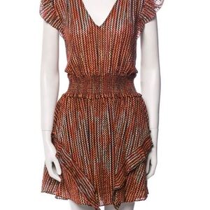 Ramy Brook Vibrant Orange Mini Dress